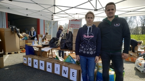 Segré. 60 palettes de dons partent pour l’Ukraine